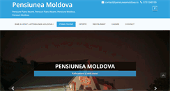 Desktop Screenshot of pensiuneamoldova.ro