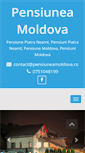 Mobile Screenshot of pensiuneamoldova.ro